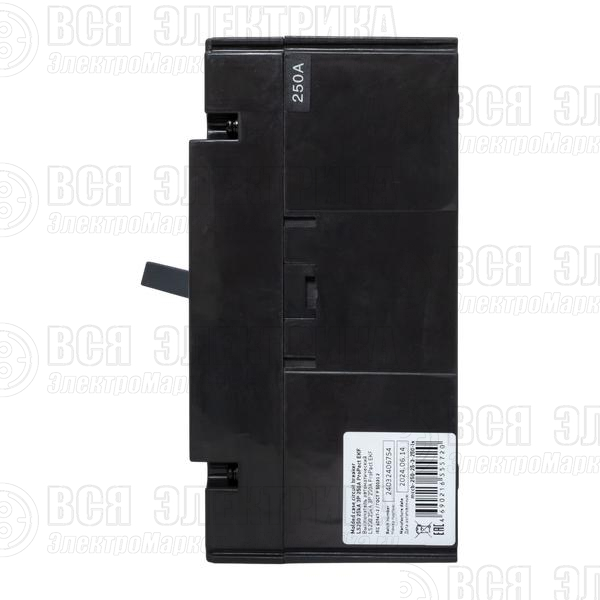 Выключатель автоматический LS250 25кА 3P 250А ProPact EKF mccb-250-25-3-250-ls
