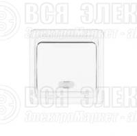 Выключатель 1-кл. СП Валери 10А IP20 с подсветкой бел. UNIVersal В0121