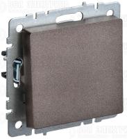 Выключатель 1-кл. СП BRITE ВС10-1-0-БрТБ 10А механизм бронза IEK BR-V10-0-10-K45