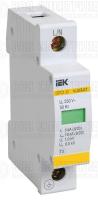 Ограничитель перенапряжения ОПС1-D 1P KARAT IEK MOP20-1-D