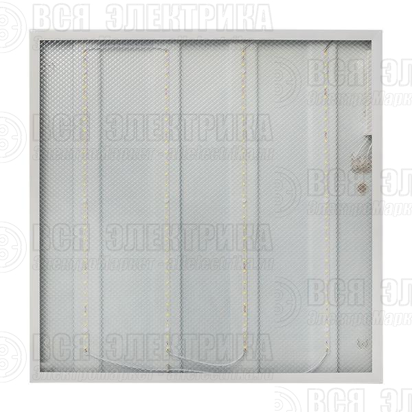 Светильник светодиодный ДВО-4101-Z 36Вт 4000К 595х595 призма панель EKF LPL-4101-Z-36-4000