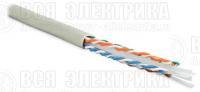 Кабель витая пара U/UTP кат.6 4х2х23AWG solid PVC UUTP4-C6-S23-IN-PVC-GY-305 сер. (м) Hyperline 42047
