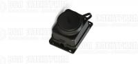 Колодка удлинителя 1-м MultiSet 16А 250В IP44 с заземл. каучук черн. SE MST4003BK