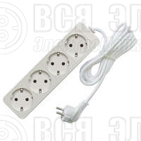 Удлинитель 4х3м с заземл. 16А IP20 3.5кВт ПВС Союз 481S-6403