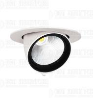 Светильник светодиодный PLED DL4 WH Downlight 40Вт 4000К IP40 24град. ДВО встраив. поворотн. Pro+ JazzWay 5021921