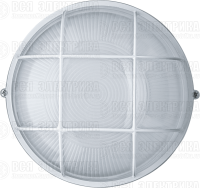 Светильник ЛОН 94 807 NBL-R2-100-E27/WH 1х100Вт E27 IP54 (аналог НПБ 1102 бел. круг с решеткой 100Вт) Navigator 94807