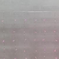 Гирлянда светодиодная "Светодиодный Дождь" 3х2м LED роз. 12Вт 230В IP20 свечение с динамикой прозр. провод Neon-Night 235-097