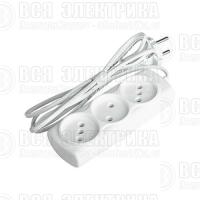 Удлинитель 3х1.5м 6А IP20 УДП-3-150 1.3кВт ШВВП 2х0.75 ФАZА 1043047