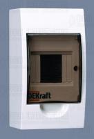 Корпус навесной ЩРН-П-4 20х11х9 4мод.IP41 пластик. DEKraft 31008DEK