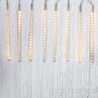 Гирлянда "Тающие сосульки" 8шт х 0.5м шаг 40см 230В LED тепл. бел. Neon-Night 256-416