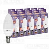 Лампа светодиодная PLED-SP 11Вт C37 3000К тепл. бел. E14 230В 50Гц (уп.10шт) JazzWay 5019164