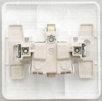 Розетка 1-м СП Этюд 16А IP20 250В с заземл. защ. шторки бел. SE PC16-004B