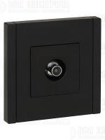 Розетка TV оконечная FORTE&PIANO FP128 черн. IEK FP-A10-O-K02