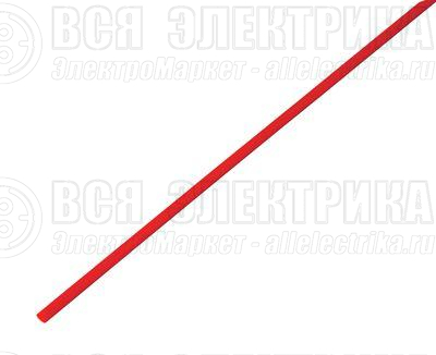 Трубка термоусадочная 8.0/4.0 (уп.100м) красн. Rexant 49-0804