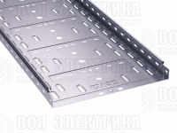 Лоток листовой перфорированный 400х50 L2000 сталь 1мм DKC 35256
