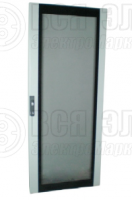Дверь с ударопрочным стеклом для шкафов CQE 2000х800мм DKC R5ITCPTED2080