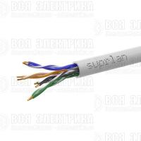 Кабель витая пара U/UTP кат.5E 4х2х0.51 solid Cu PVC In. Premium (м) SUPRLAN 01-0313-5