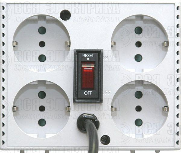 Стабилизатор напряжения TCA-1200 600Вт 1200В.А бел. POWERCOM 95255