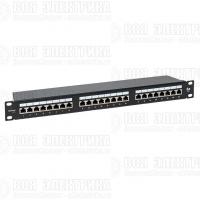 Патч-панель 19дюйм 1U кат.5E STP полн. экранир. 24 порта RJ45 Dual IDC с органайзером TERACOM PRO EKF TRP-PPNL-5ESTP-1U24