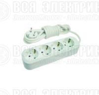 Удлинитель 4х5м с заземл. 16А IP20 Makel MGP154