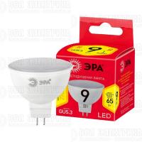 Лампа светодиодная RED LINE LED MR16-9W-827-GU5.3 R 9Вт софит тепл. бел. свет Эра Б0054239