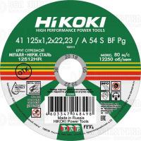 Круг отрезной 125х1.2х22мм A54S тип41 HiKOKI RUH12512