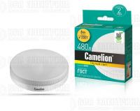 Лампа светодиодная LED6-GX53/830/GX53 6Вт 220В Camelion 13542