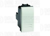 Выключатель кнопочный 1-кл. 1мод. Brava 16А IP20 бел. DKC 76021B