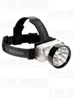 Фонарь аккумуляторный налобный Accu H10 LED 10LED аккум. NI-MH 300мА.ч встроен. ЗУ 1.2В КОСМОС KOCAccuH10LED