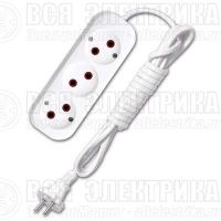 Удлинитель 3х2м без заземл. 6А IP20 У6-639 ШВВП 2х0.75 UNIVersal 9631932