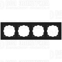 Рамка 4-м СП Accent 6-504-05 антрацит Intro Б0063710