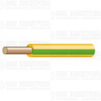 Провод ПуВнг(А)-LS 1х1.5 450/750В Ж/З (бухта) (м) РЭК-PRYSMIAN 0601040301