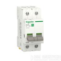 Выключатель нагрузки RESI9 (мод. рубильник) 63А 2P SchE R9PS263