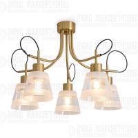 Светильник Caramel 5х60Вт E27 IP20 подвесной Freya FR5522PL-05BS