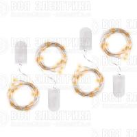 Гирлянда DC-G05-20YS4 20LED 2xCR2032(в компл.) желт. (уп.4шт) ФАZА 5048034