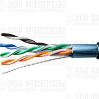 Кабель витая пара F/UTP кат.5E 4х2х24AWG solid Cu PE Outdoor Standard черн. (м) SUPRLAN 01-1028-1
