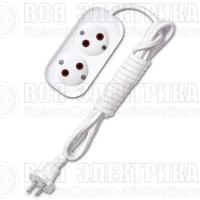 Удлинитель 2х2м без заземл. 6А IP20 У6-011 ШВВП 2х0.75 UNIVersal 9631911