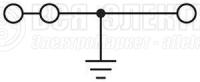 Клемма заземления STS 2.5-TWIN-PE Phoenix Contact 3031733