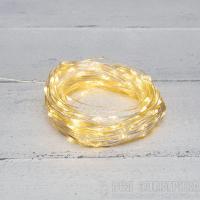 Гирлянда светодиодная "Роса" 30м 300LED тепл. бел. 3.6Вт IP44 с трансф. Neon-Night 303-216