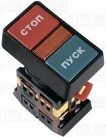 Кнопка PPBB-30N "Пуск-Стоп" d30мм 1з+1р 240В неон IEK BBD21-PPBB-K51