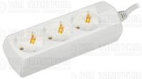 Удлинитель 3х5м с заземл. 10А IP20 У03 2P+PE 250В 3х1 GENERICA WYP10-10-03-05-Z-G