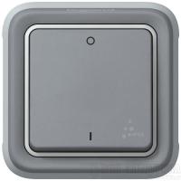 Механизм выключателя 1-кл. 2п СП Plexo 10А IP55 10AX сер. Leg 069530