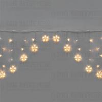 Гирлянда светодиодная "Арка" со звездами 2.5х1.2м 136LED тепл. бел. 7Вт 230В IP20 с контроллером 8 режимов Neon-Night 255-076