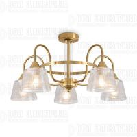 Светильник Caramel 5х60Вт E27 IP20 подвесной Freya FR5522PL-05BS1