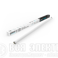 Лампа светодиодная Elementary T8 20Вт 4000К G13 1560лм 1200мм стекло поворотная Gauss 93029-R