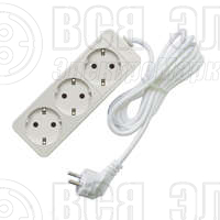 Удлинитель 3х7м с заземл. 10А IP20 2.2кВт ПВС Союз 481S-9307