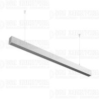 Светильник светодиодный ДПО OF 20 S 40 OPH 930 L1200 AL 1128х50х75мм 40Вт 3000К Ra 90 IP20 подвес. алюм. линейн. Русский Свет 11112023294