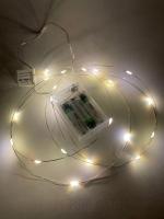 Гирлянда светодиодная "Нить" 2м 20LED АА IP20 тепл. свет ЭРА Б0041891