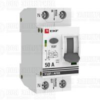 Устройство защиты от дугового пробоя (УЗДП) 1P+N 50А PROxima EKF afdd-2-50-pro