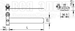 Держатель ленточный VA 3/8-4 927 2 OBO 5057523